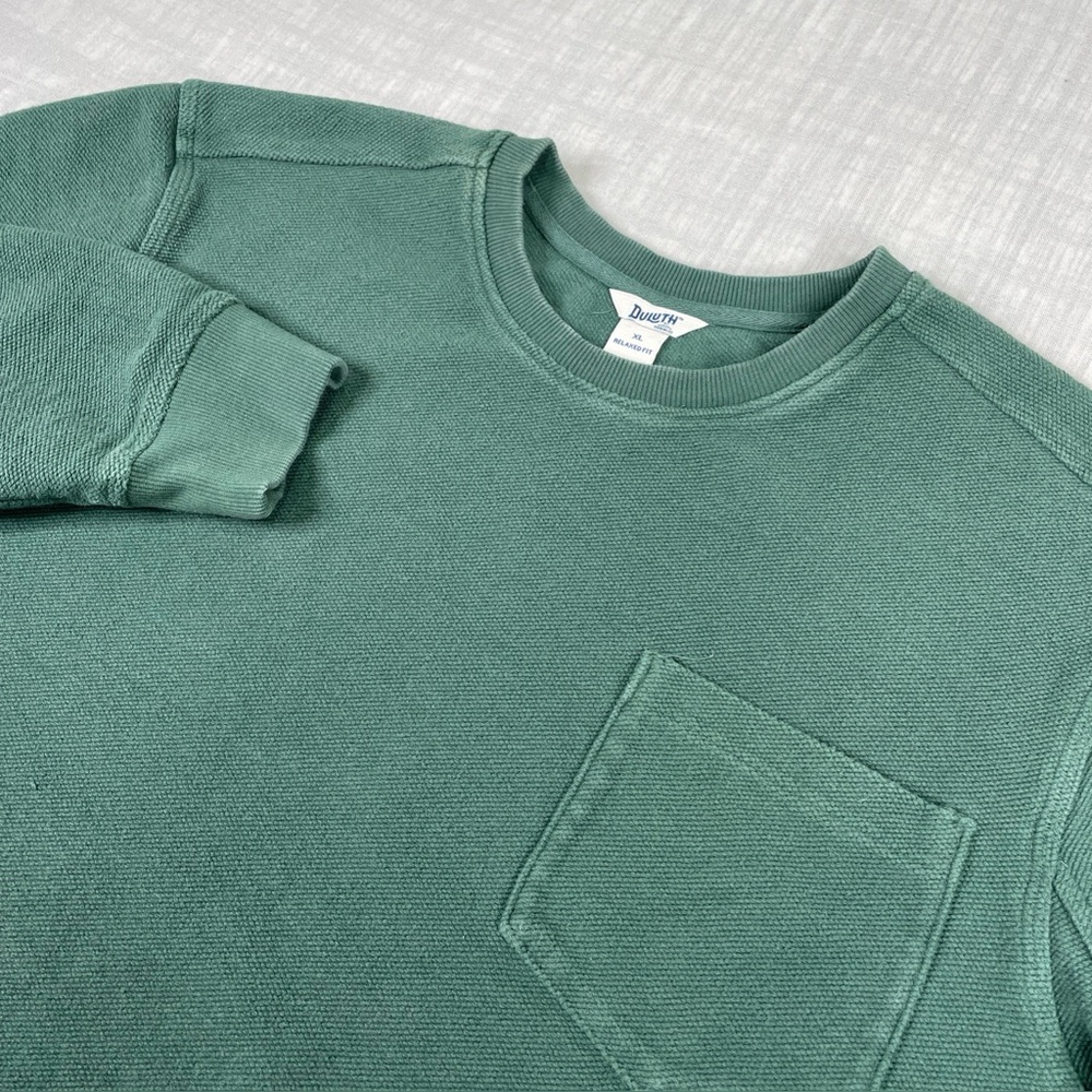 Duluth Trading Mens Sz XL Pebble Cloth Crew